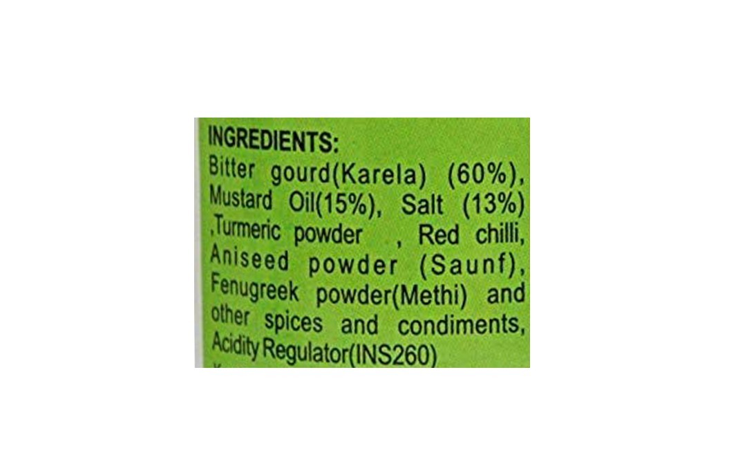 Aroura Achar Karela Pickle    Plastic Jar  200 grams